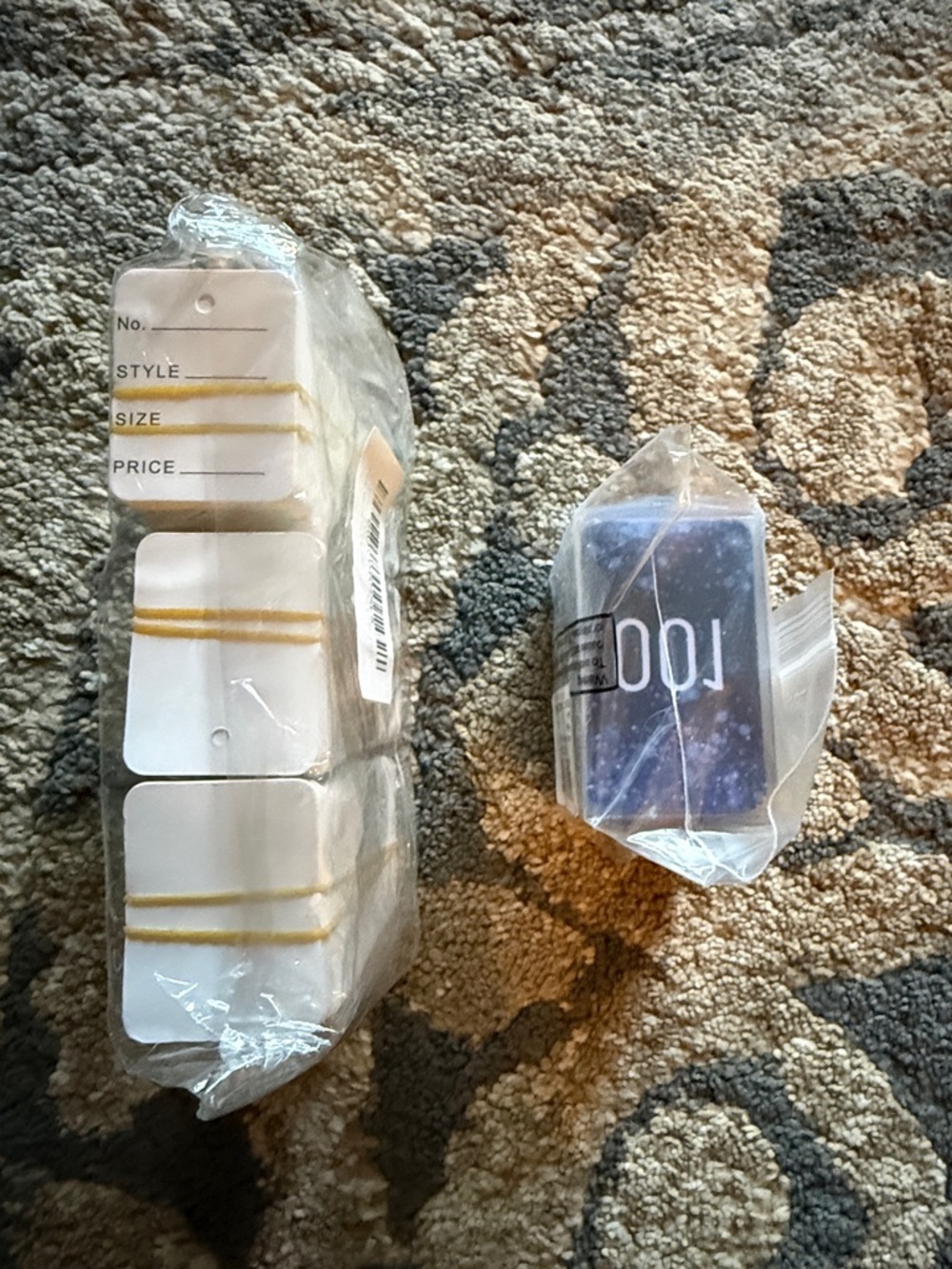 Unknown Brand Blue Galaxy Pattern Labeling Accessories Pack
